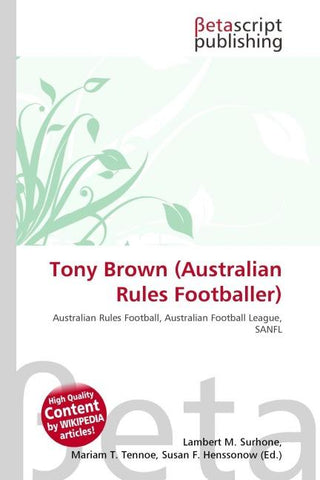 Tony Brown (Australian Rules Footballer)