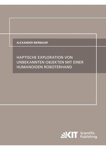 Haptische Exploration von unbekannten Objekten mit einer humanoiden Roboterhand