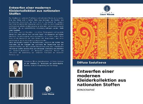 Entwerfen einer modernen Kleiderkollektion aus nationalen Stoffen