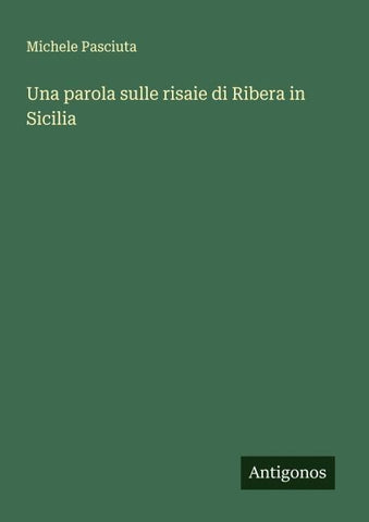 Una parola sulle risaie di Ribera in Sicilia