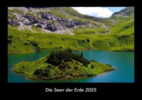 Die Seen der Erde 2025 Fotokalender DIN A3