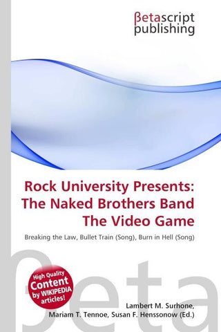 Rock University Presents: The Naked Brothers Band The Video Game