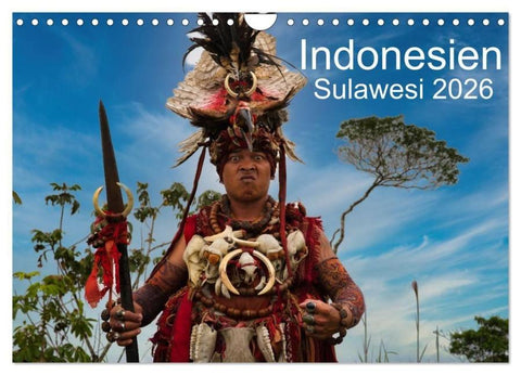 Sulawesi 2026 (Wandkalender 2026 DIN A4 quer), CALVENDO Monatskalender