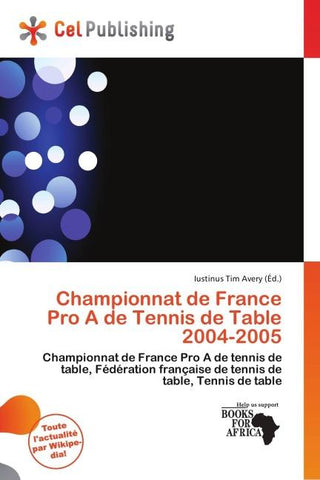 Championnat de France Pro A de Tennis de Table 2004-2005