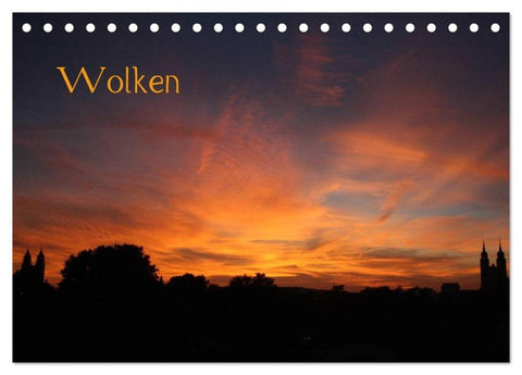 Wolken (Tischkalender 2026 DIN A5 quer), CALVENDO Monatskalender