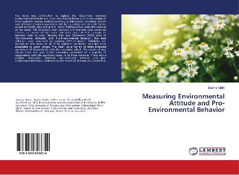 Measuring Environmental Attitude and Pro-Environmental Behavior