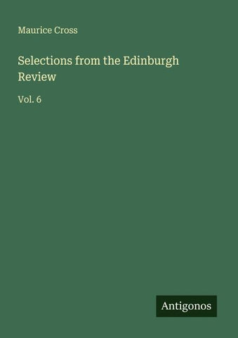 Selections from the Edinburgh Review