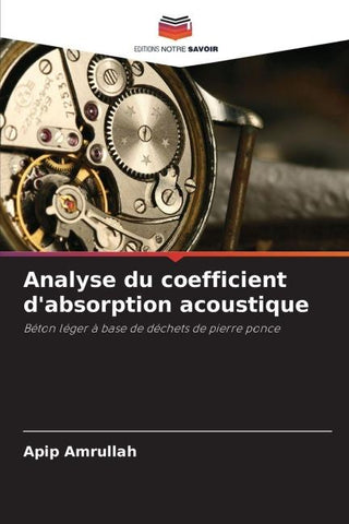 Analyse du coefficient d'absorption acoustique