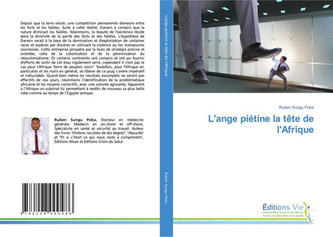 L'ange piétine la tête de l'Afrique