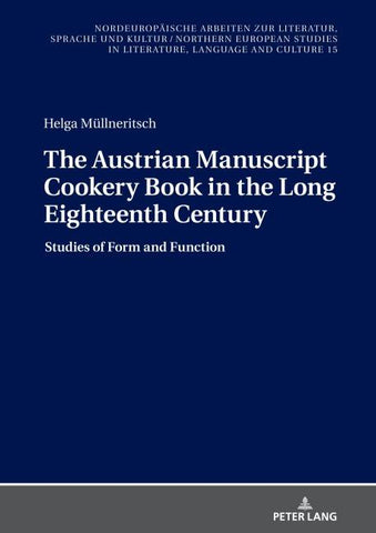 The Austrian Manuscript Cookery Book in the Long Eighteenth Century
