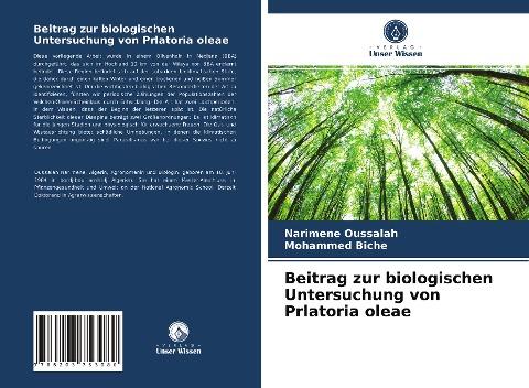 Beitrag zur biologischen Untersuchung von Prlatoria oleae
