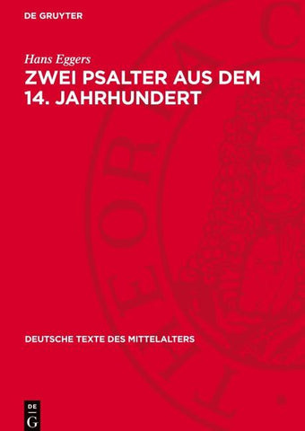 Zwei Psalter aus dem 14. Jahrhundert