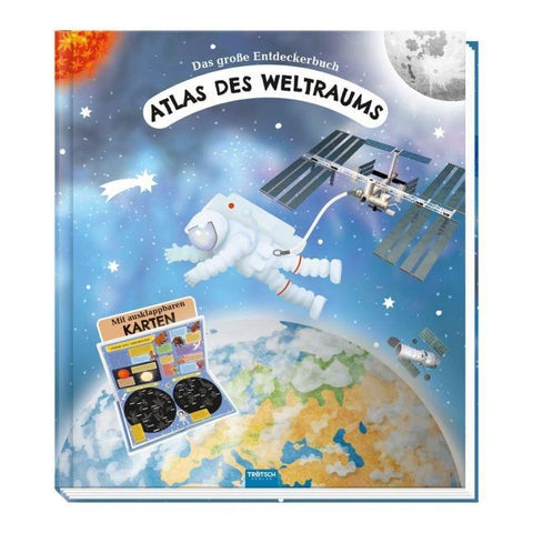 TRÖTSCH - Kinderatlas Das große Entdeckerbuch Atlas des Weltraums| Ab 8 Jahren