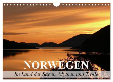 Norwegen - Im Land der Sagen, Mythen und Trolle (Wandkalender 2026 DIN A4 quer), CALVENDO Monatskalender