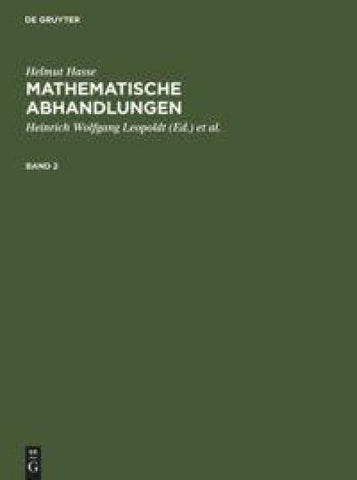 Mathematische Abhandlungen. 2