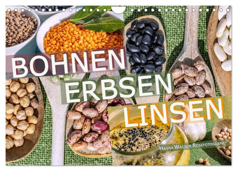 Bohnen Erbsen Linsen (Wandkalender 2026 DIN A4 quer), CALVENDO Monatskalender