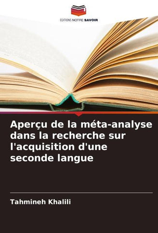 Aperçu de la méta-analyse dans la recherche sur l'acquisition d'une seconde langue