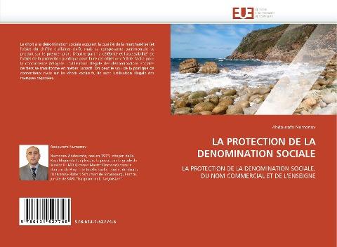 LA PROTECTION DE LA DENOMINATION SOCIALE