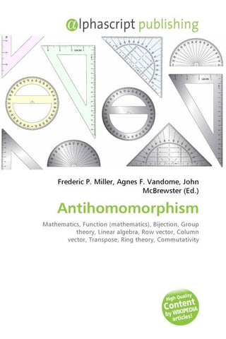 Antihomomorphism