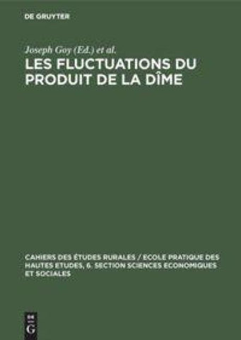 Les fluctuations du produit de la dîme