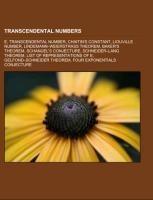Transcendental numbers
