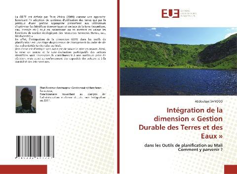 Intégration de la dimension ' Gestion Durable des Terres et des Eaux '