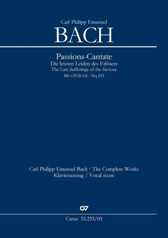Passions-Cantate (Klavierauszug)