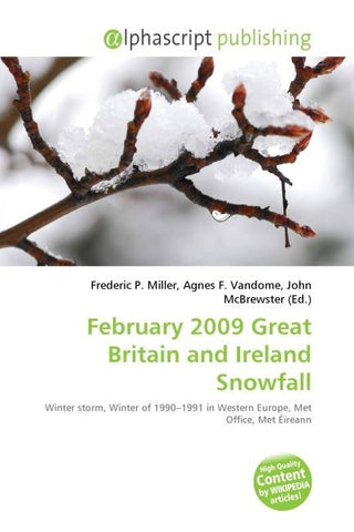 February 2009 Great Britain and Ireland Snowfall