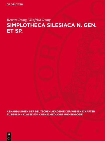 Simplotheca Silesiaca n. gen. et sp.