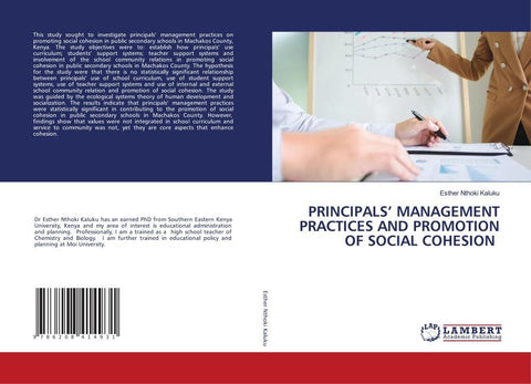 PRINCIPALS' MANAGEMENT PRACTICES AND PROMOTION OF SOCIAL COHESION
