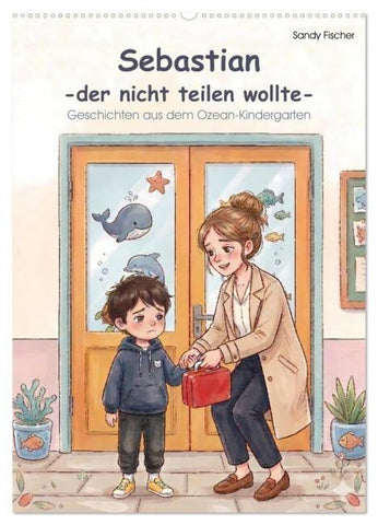 Sebastian - der nicht teilen wollte (Wandkalender 2027 DIN A2 hoch), CALVENDO Monatskalender