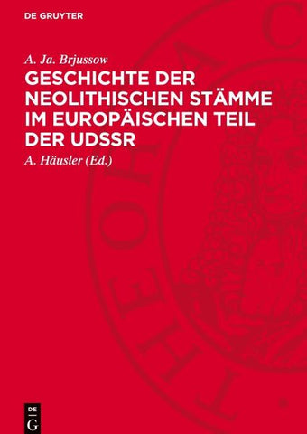 Geschichte der neolithischen Stämme im europäischen Teil der UdSSR