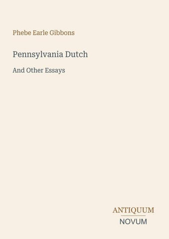 Pennsylvania Dutch