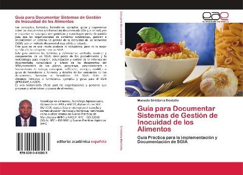 Guía para Documentar Sistemas de Gestión de Inocuidad de los Alimentos