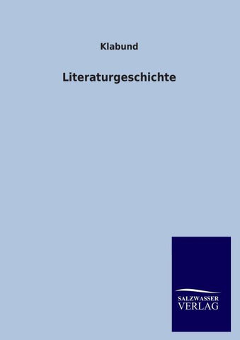 Literaturgeschichte