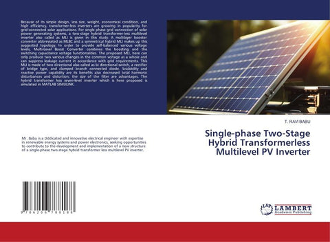Single¿phase Two¿Stage Hybrid Transformerless Multilevel PV Inverter