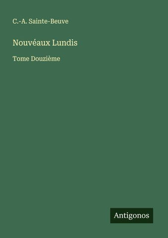 Nouvéaux Lundis