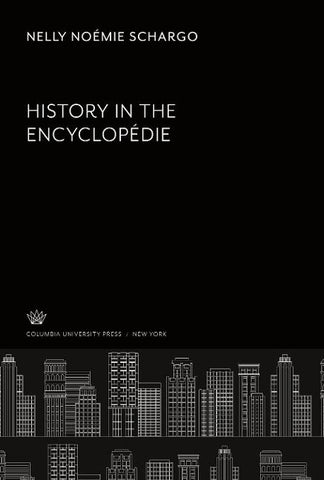 History in the Encyclopedie