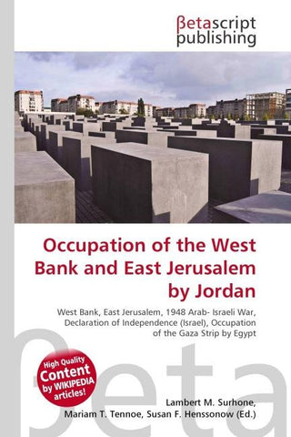 Occupation of the West Bank and East Jerusalem by Jordan