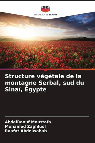Structure végétale de la montagne Serbal, sud du Sinaï, Égypte
