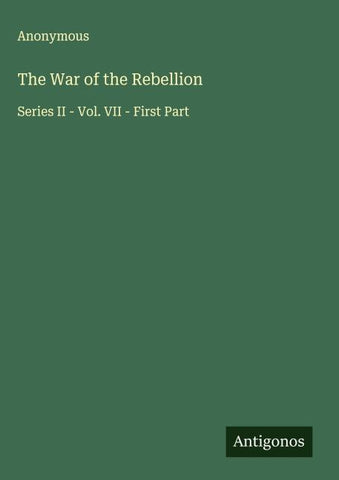The War of the Rebellion