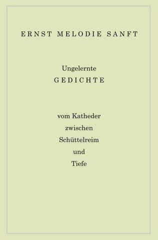 Ungelernte Gedichte