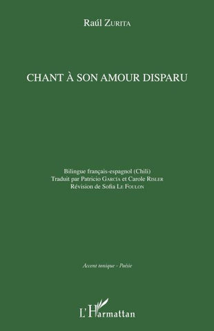 Chant à son amour disparu