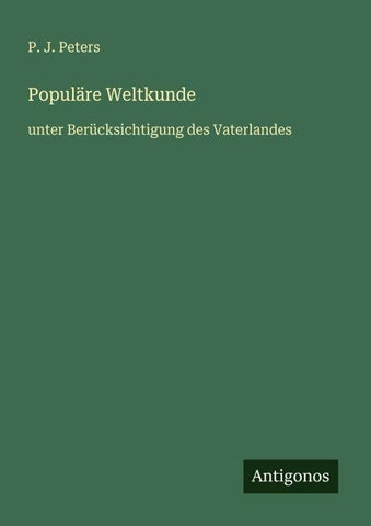 Populäre Weltkunde