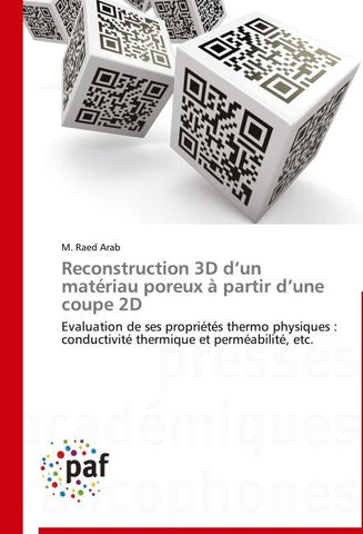 Reconstruction 3D d'un matériau poreux à partir d'une coupe 2D