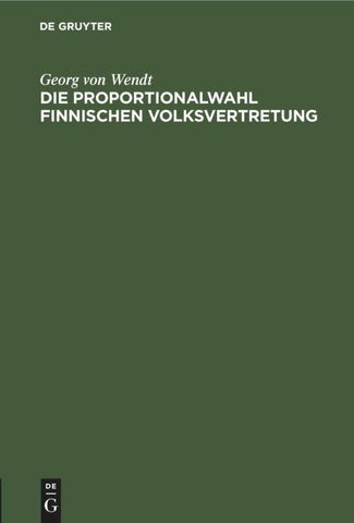 Die Proportionalwahl finnischen Volksvertretung