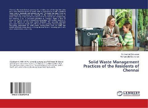 Solid Waste Management Practices of the Residents of Chennai