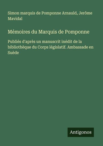 Mémoires du Marquis de Pomponne