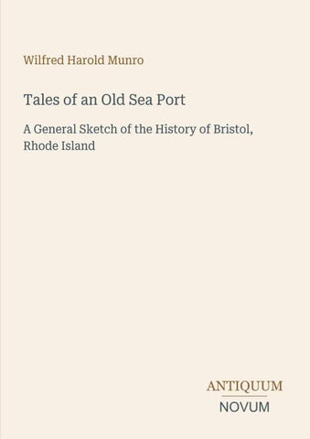 Tales of an Old Sea Port