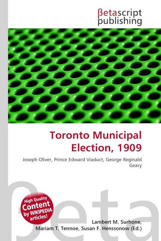 Toronto Municipal Election, 1909